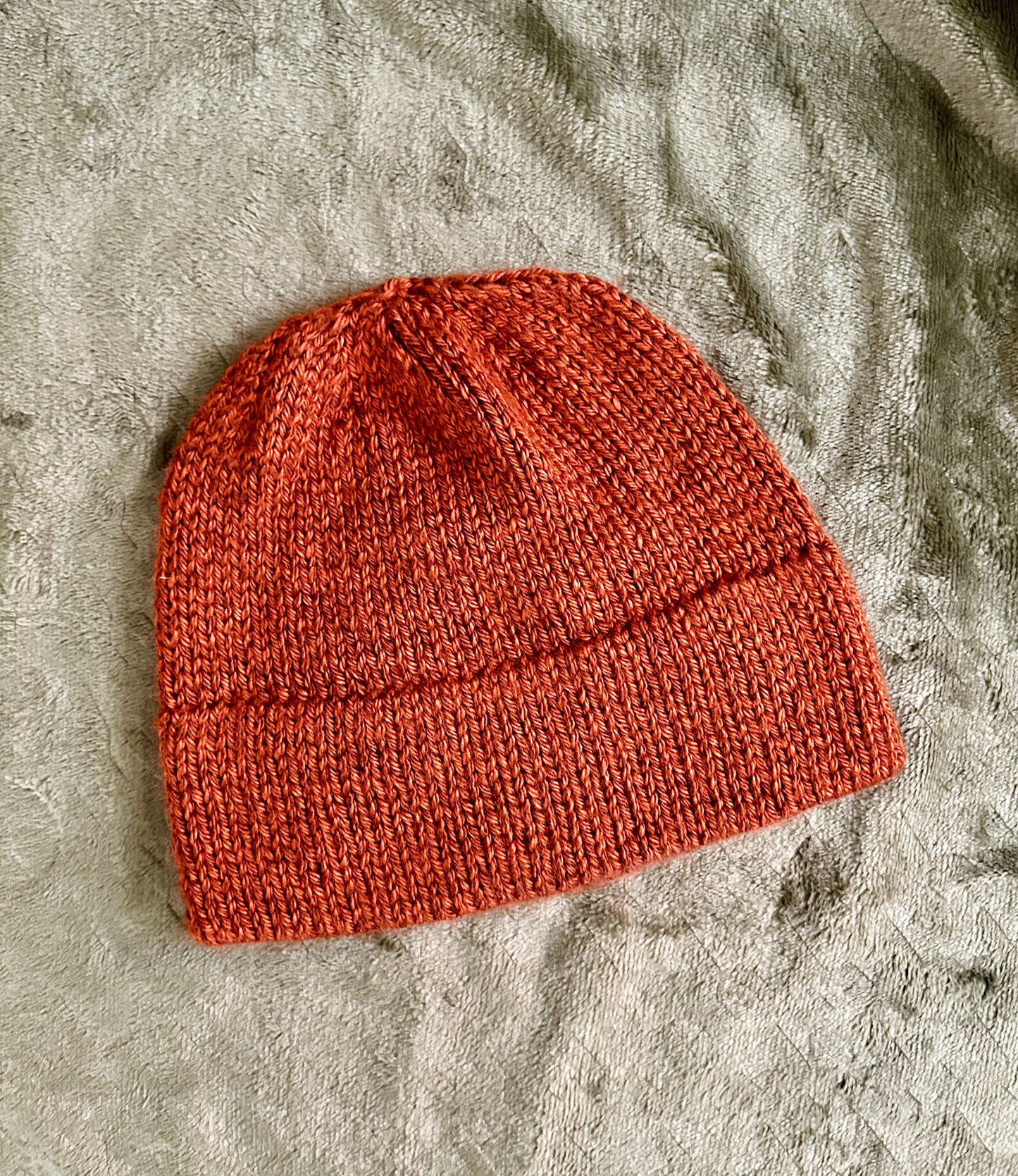 The Bean: Double Knit Brim Beanie Pattern