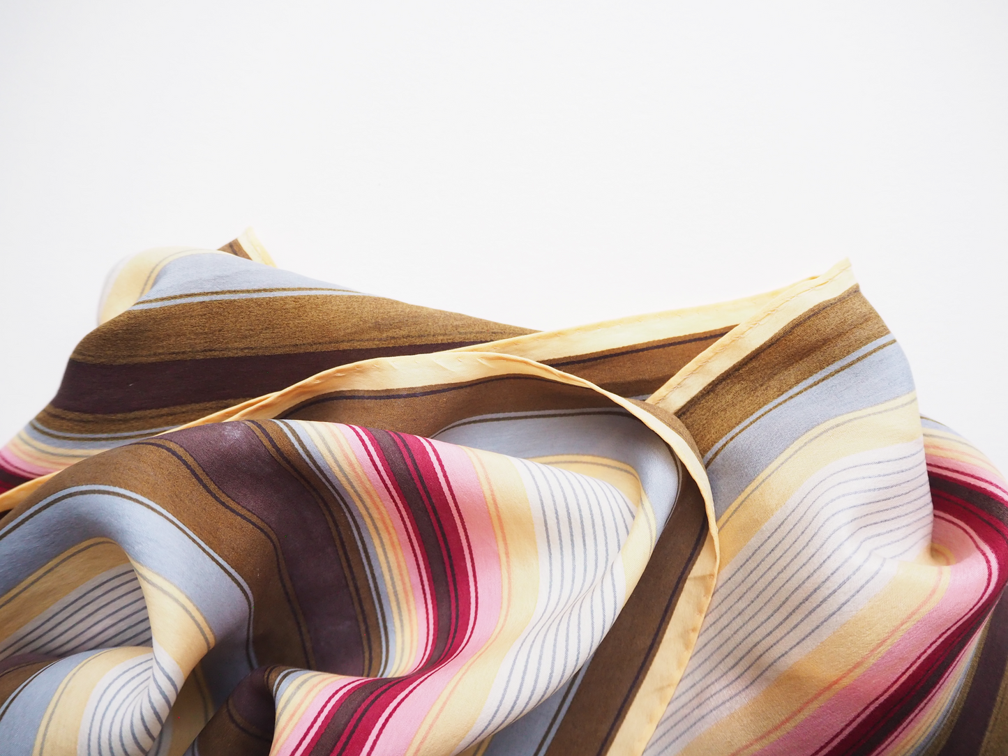 Echo Vintage Silk Striped Hair Scarf