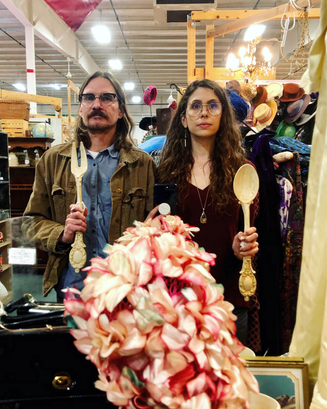 Kevin and Joanie an American Gothic Antique Mall