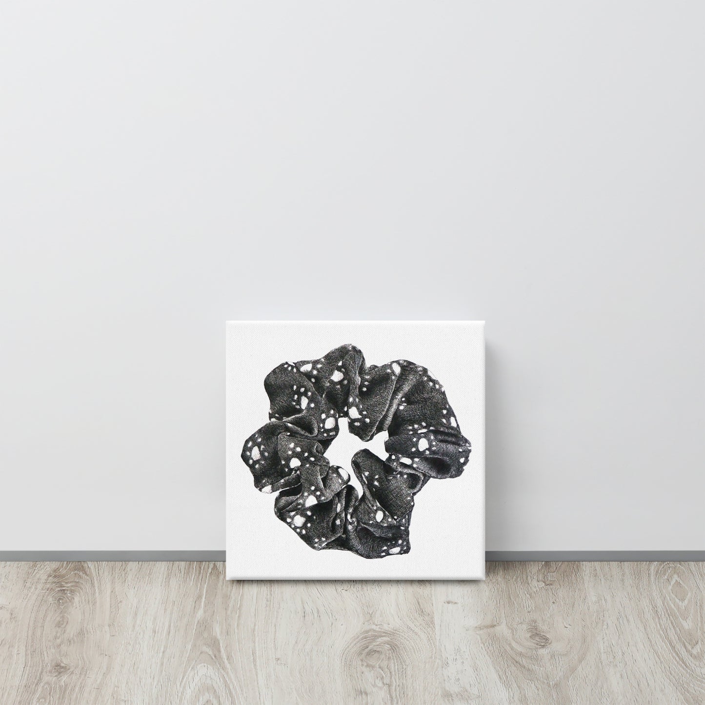 Canvas Print of Scrunchie Dots