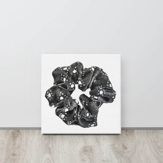 Canvas Print of Scrunchie Dots