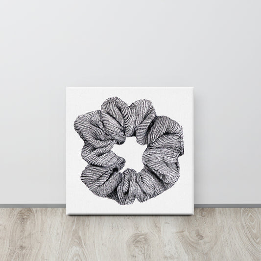 Canvas Print of Scrunchie Velvet