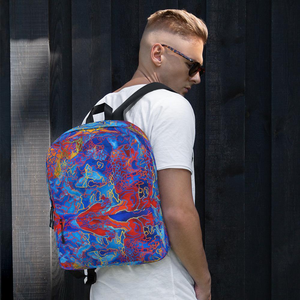 Red | Blue Backpack